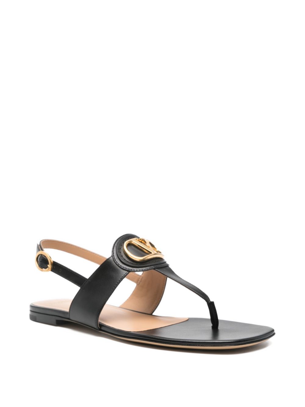 VALENTINO GARAVANI Signature Leather Thong Sandals for Women