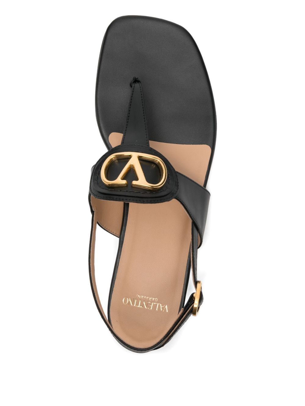 VALENTINO GARAVANI Signature Leather Thong Sandals for Women