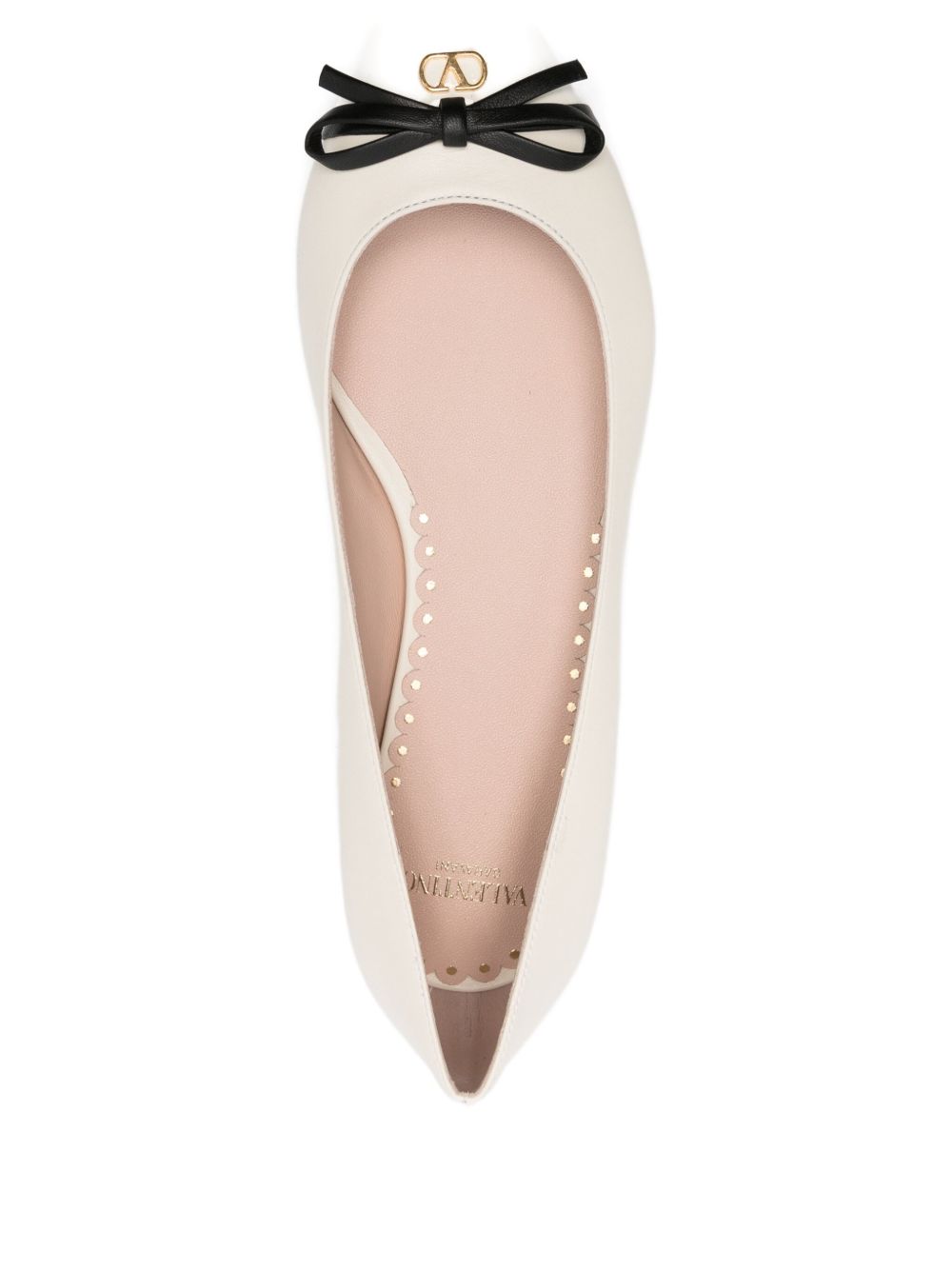 VALENTINO GARAVANI Women's Classic Leather Ballet Flats