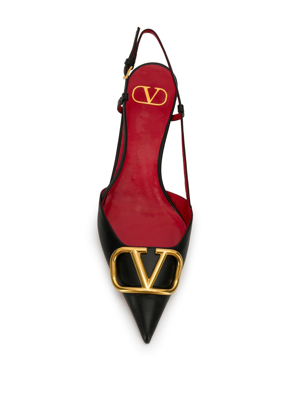 VALENTINO GARAVANI Signature Leather Slingback Pumps