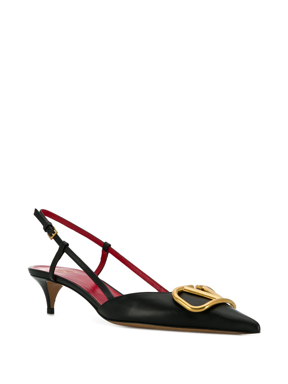 VALENTINO GARAVANI Signature Leather Slingback Pumps