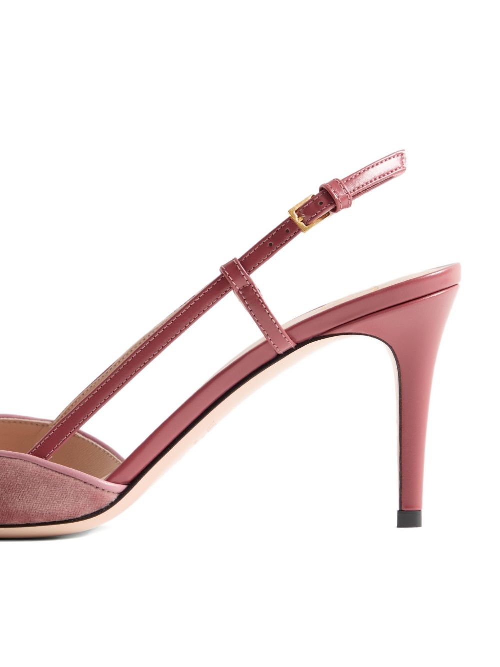 VALENTINO GARAVANI Signature Velvet Slingback Pumps