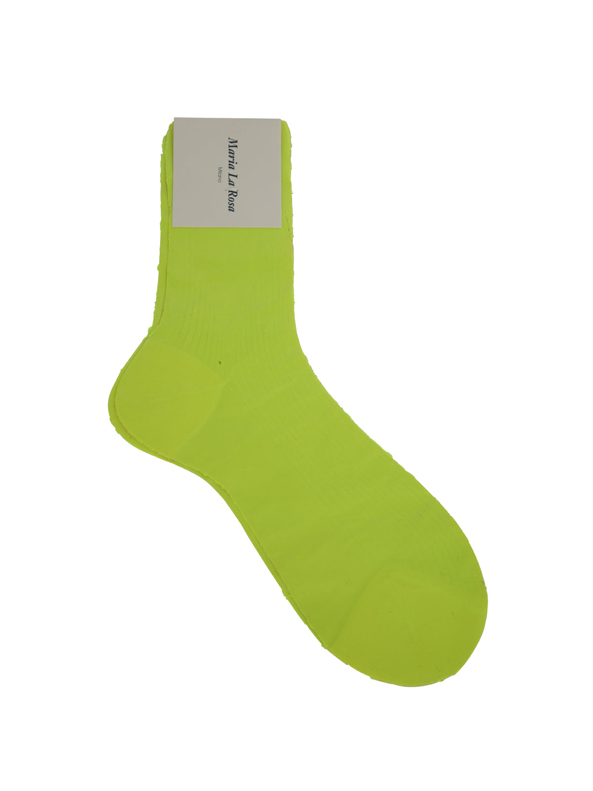 MARIA LA ROSA Ribbed Laminated Socks