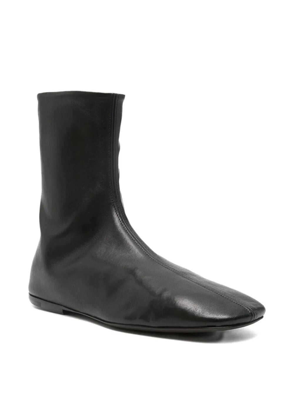 DRIES VAN NOTEN Leather Sock Booties
