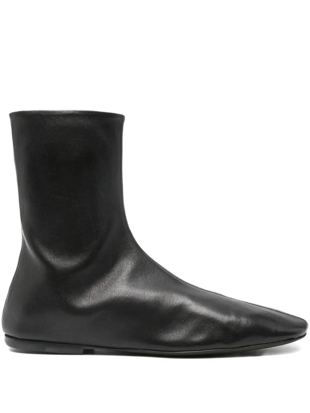 DRIES VAN NOTEN Leather Sock Booties