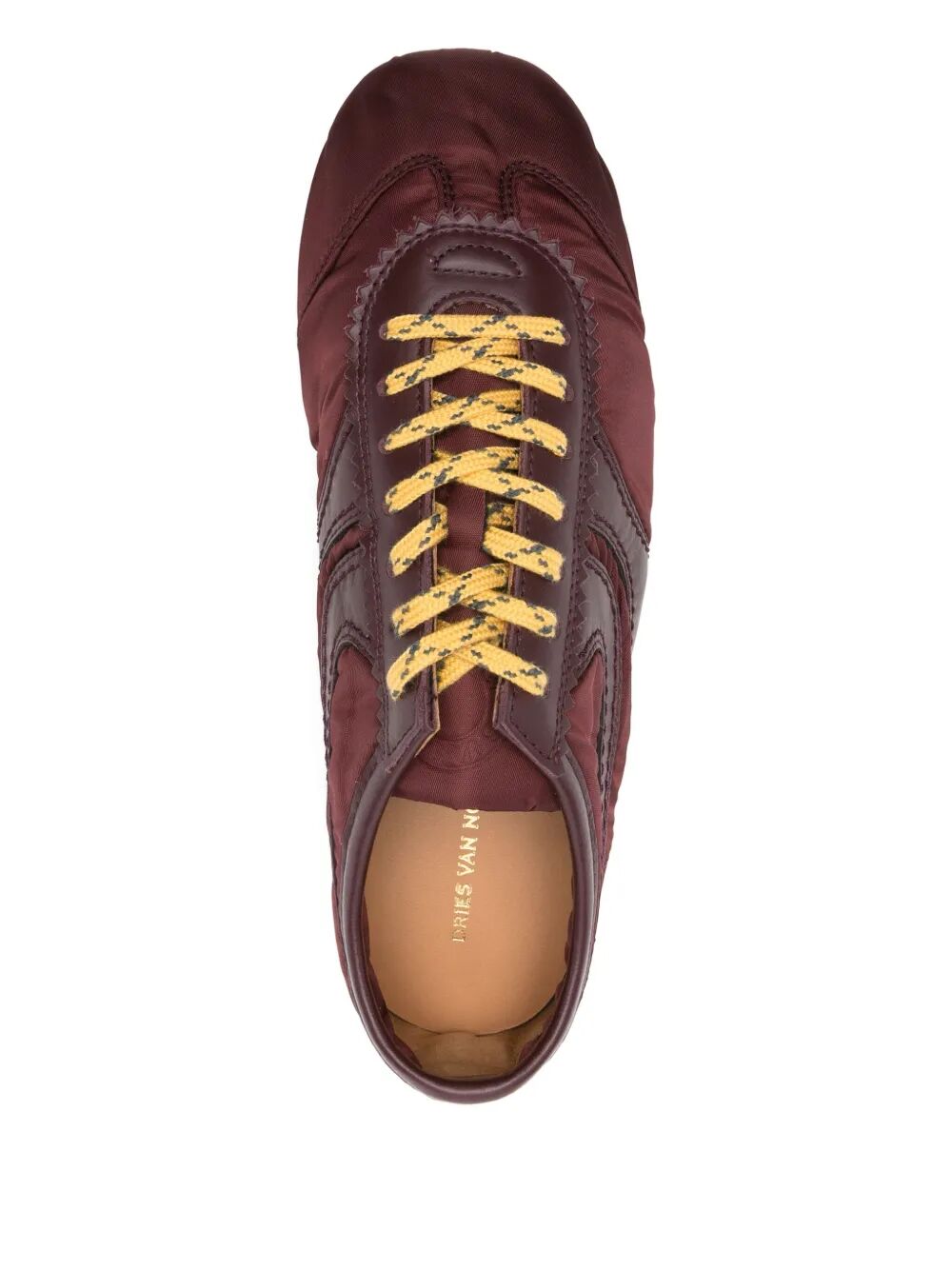 DRIES VAN NOTEN Nylon Marathon Sneakers with Nappa Inserts for Women