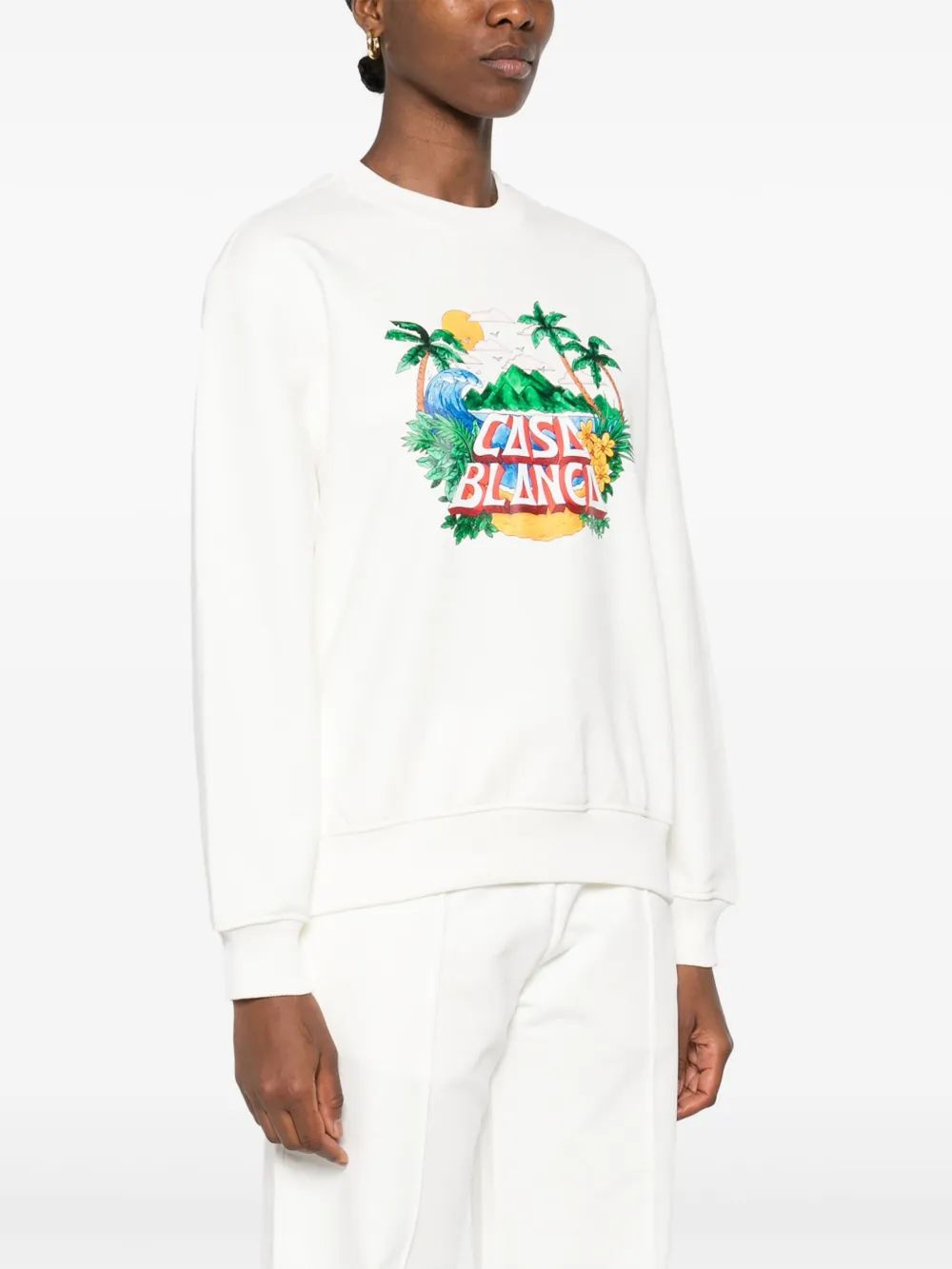 CASABLANCA Beach Wave Sweatshirt for Women
