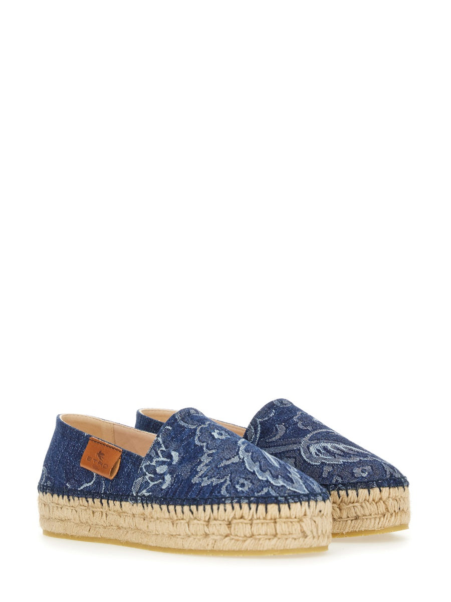ETRO Women's Denim Espadrilles