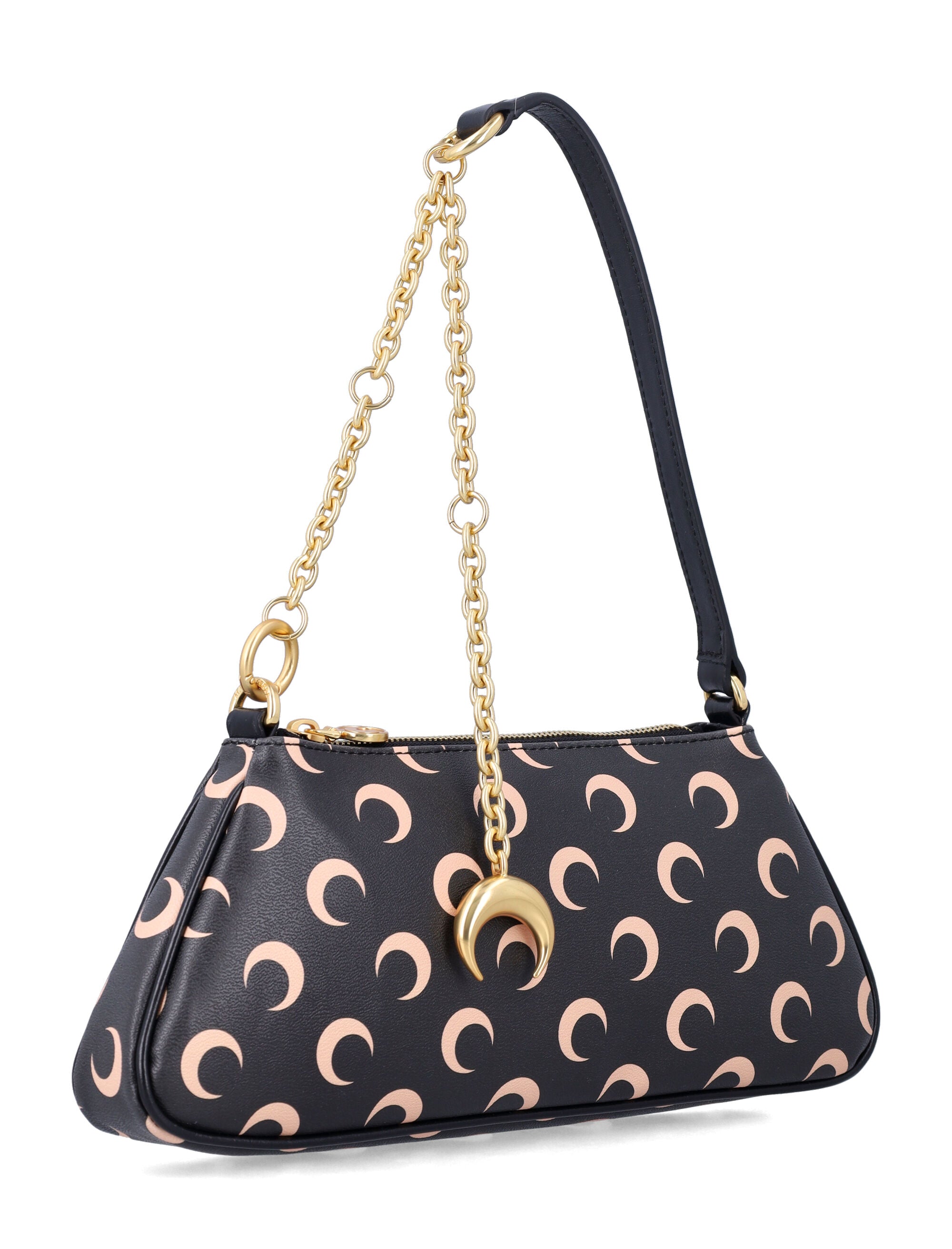 MARINE SERRE Mini Crescent Handbag