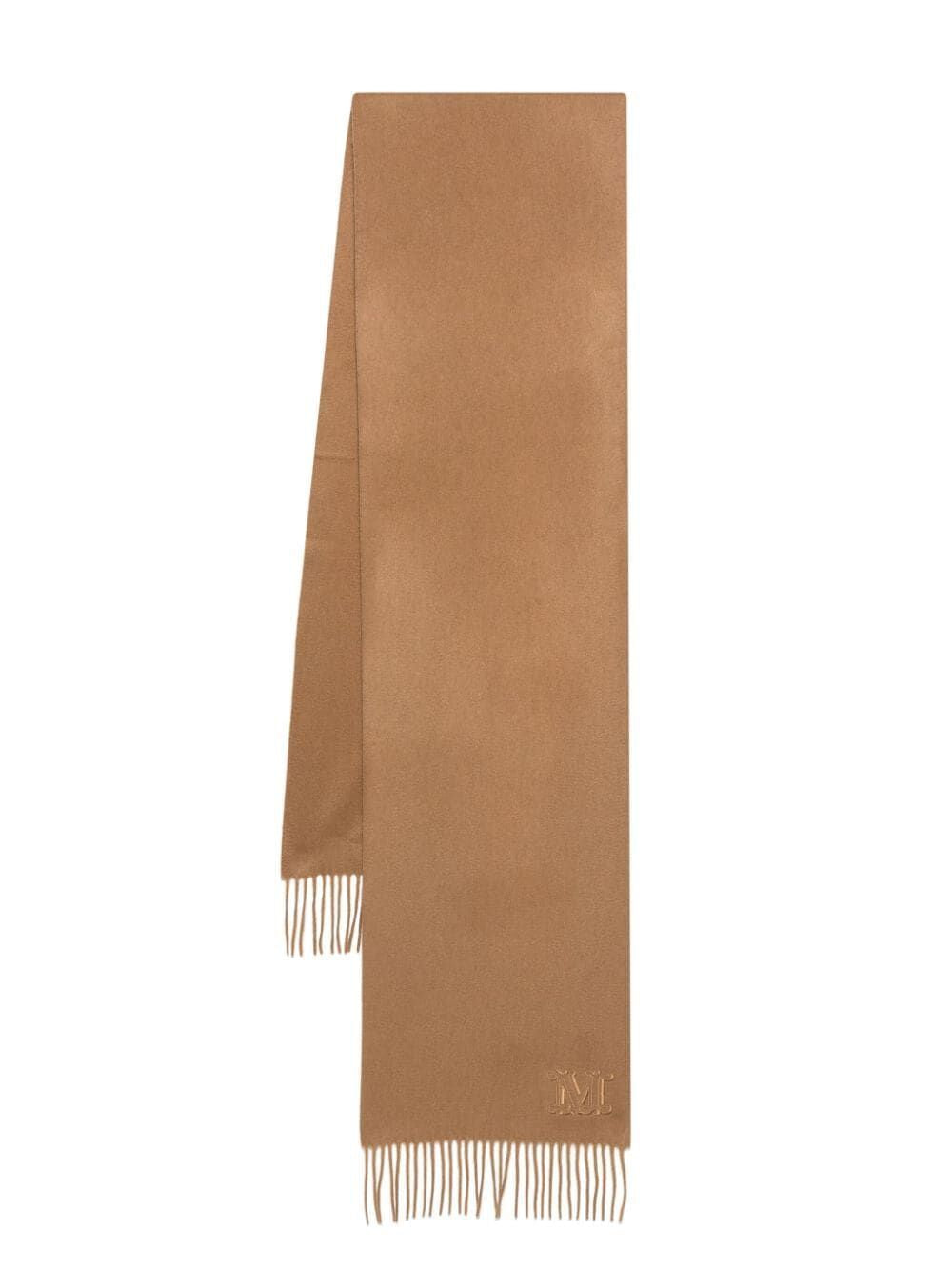 MAX MARA Cashmere Monogram Embroidered Stole