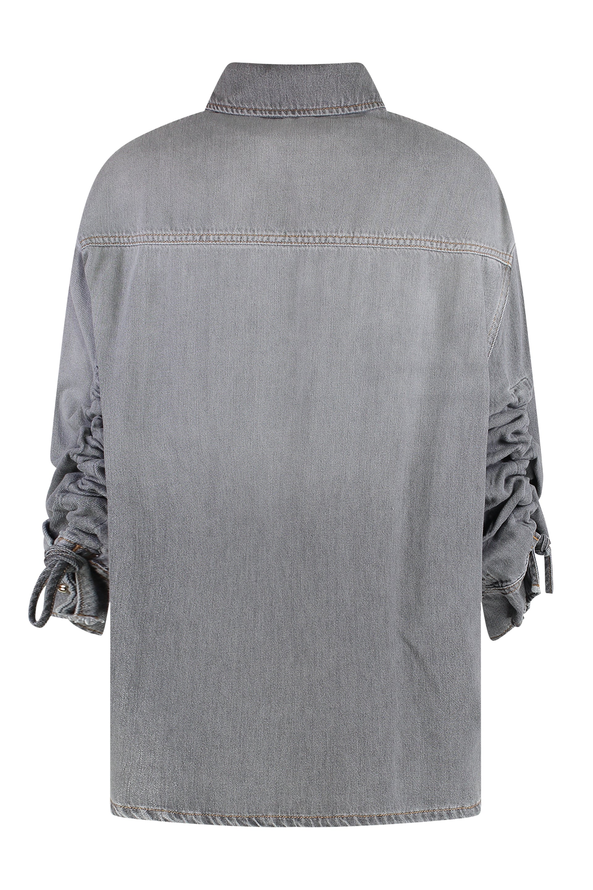 DARKPARK Keanu Denim Shirt with Adjustable Drawstring Cuffs - Women's