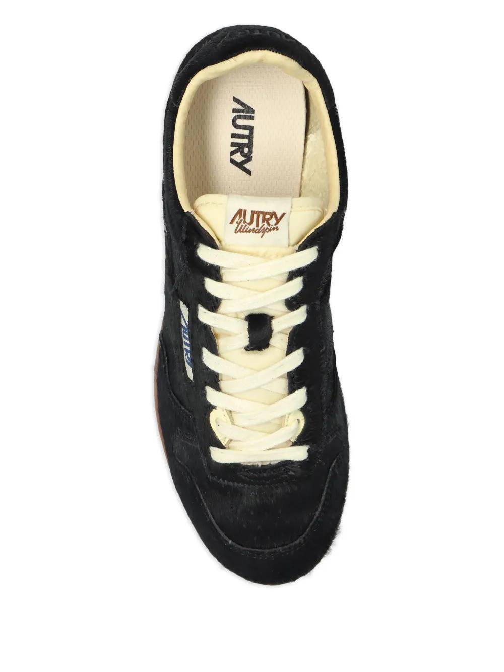 AUTRY Pony Hair Windspin Sneakers for Women - FW25 Collection
