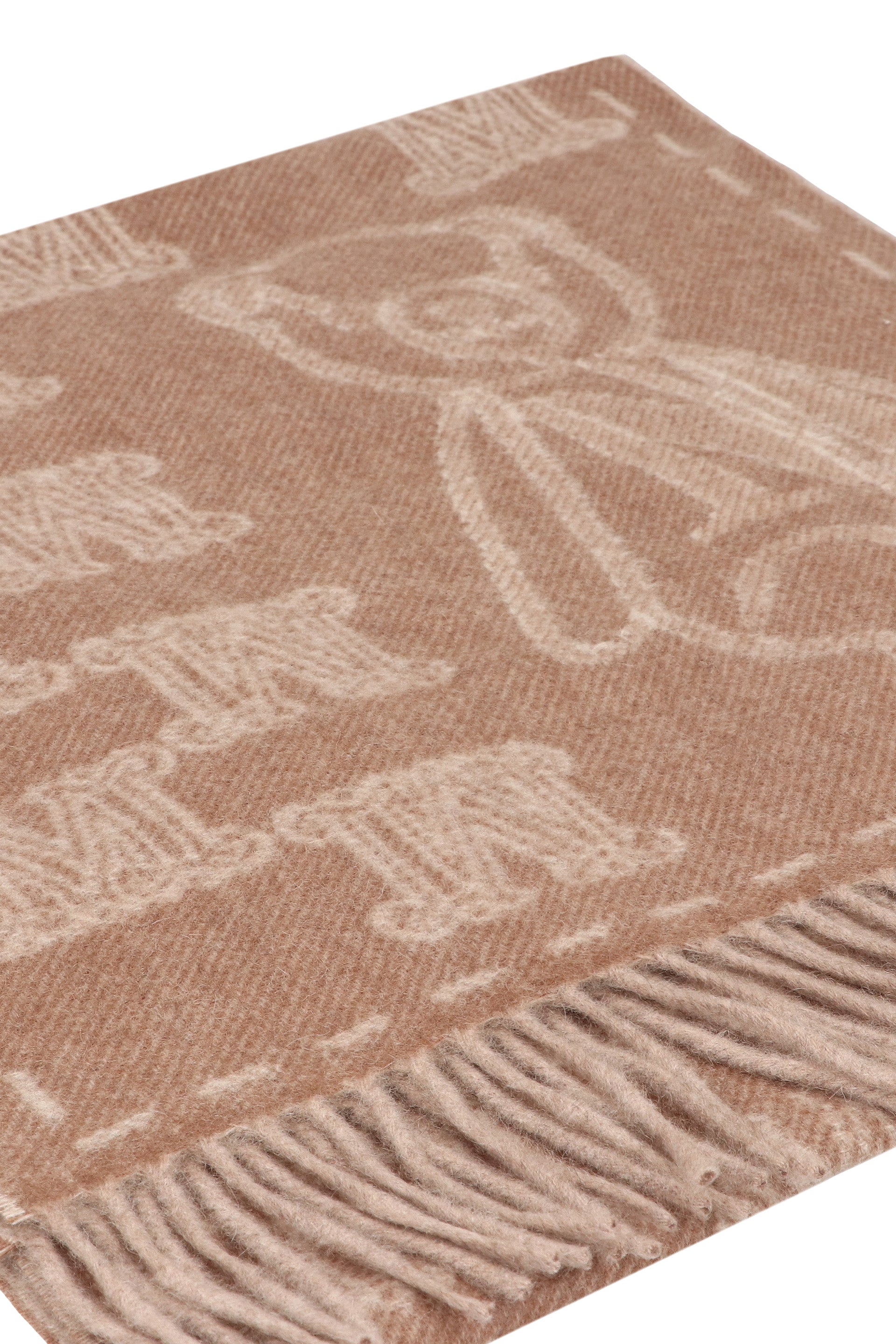 MAX MARA Cashmere Jacquard Scarf - 50x196 cm