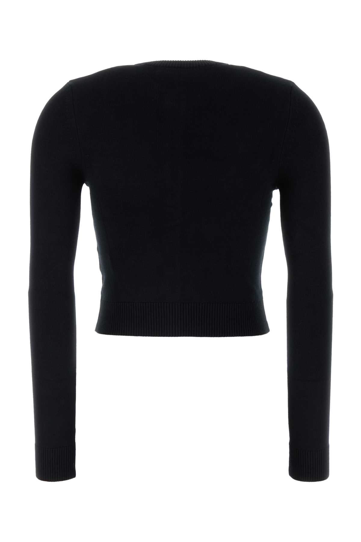 MARINE SERRE Fitted Stretch Viscose Cardigan