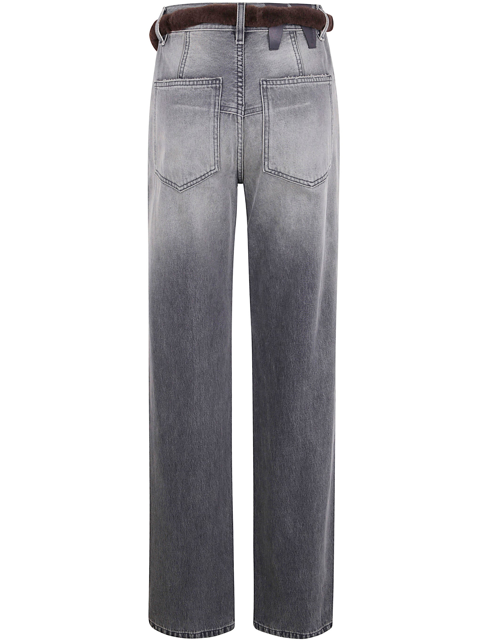 DARKPARK Adorned Straight Leg Denim Belt for Women - FW25