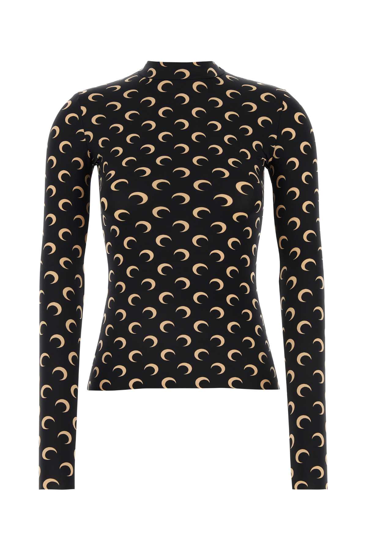 MARINE SERRE Allover Moon High-Neck Mini Top - Women's