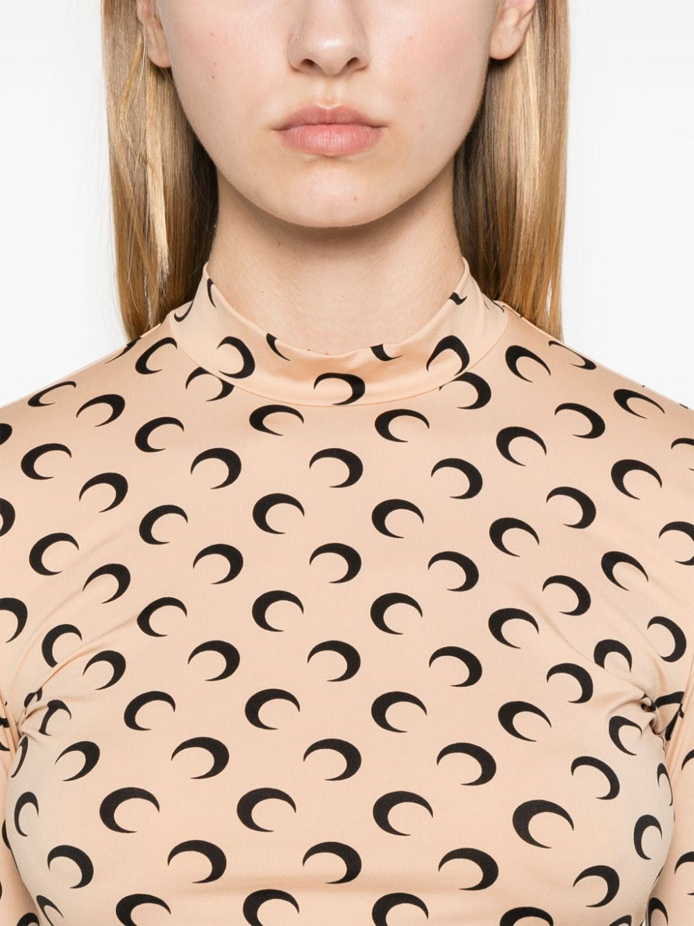 MARINE SERRE Unisex Moon Second Skin Mini T-Shirt