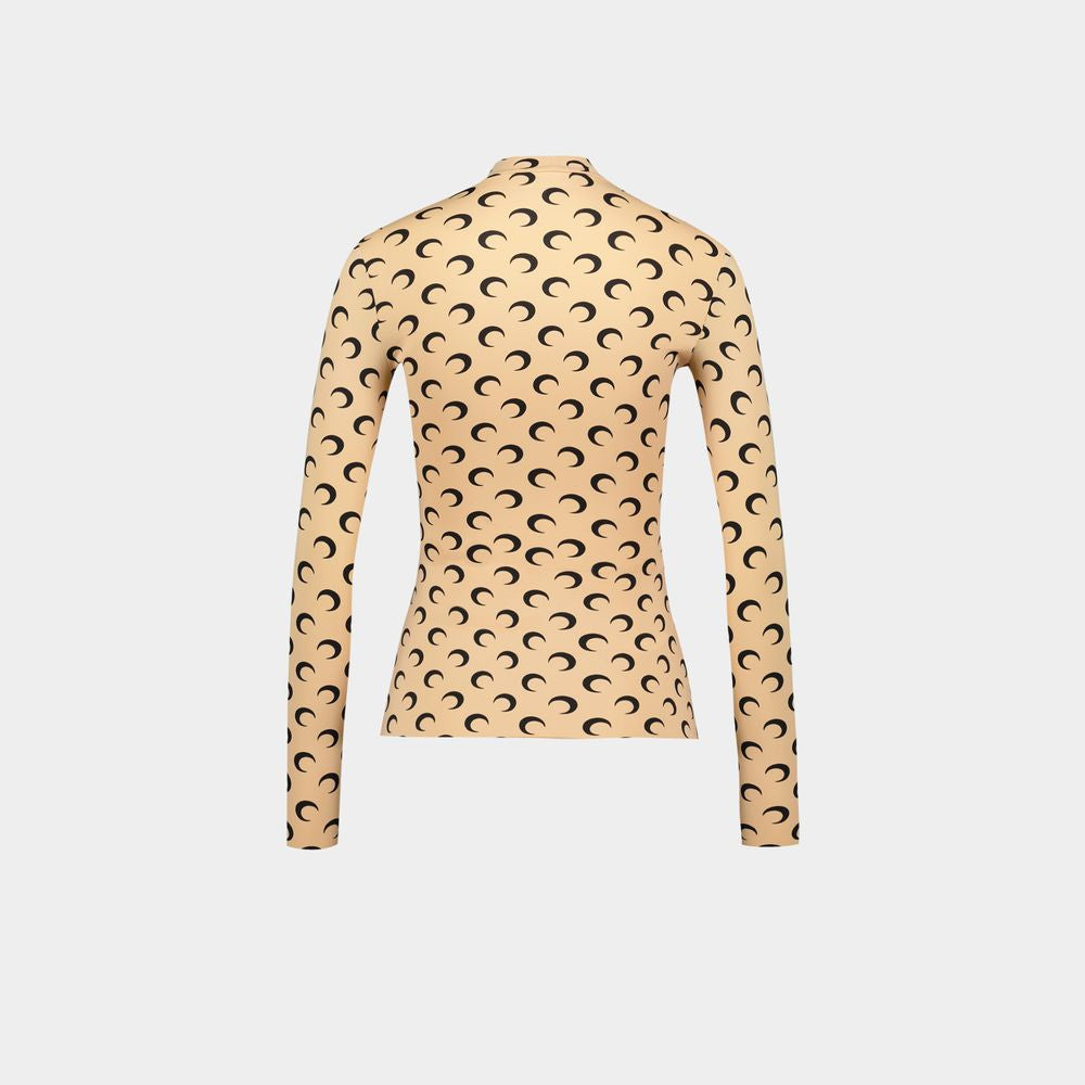 MARINE SERRE Unisex Moon Second Skin Mini T-Shirt