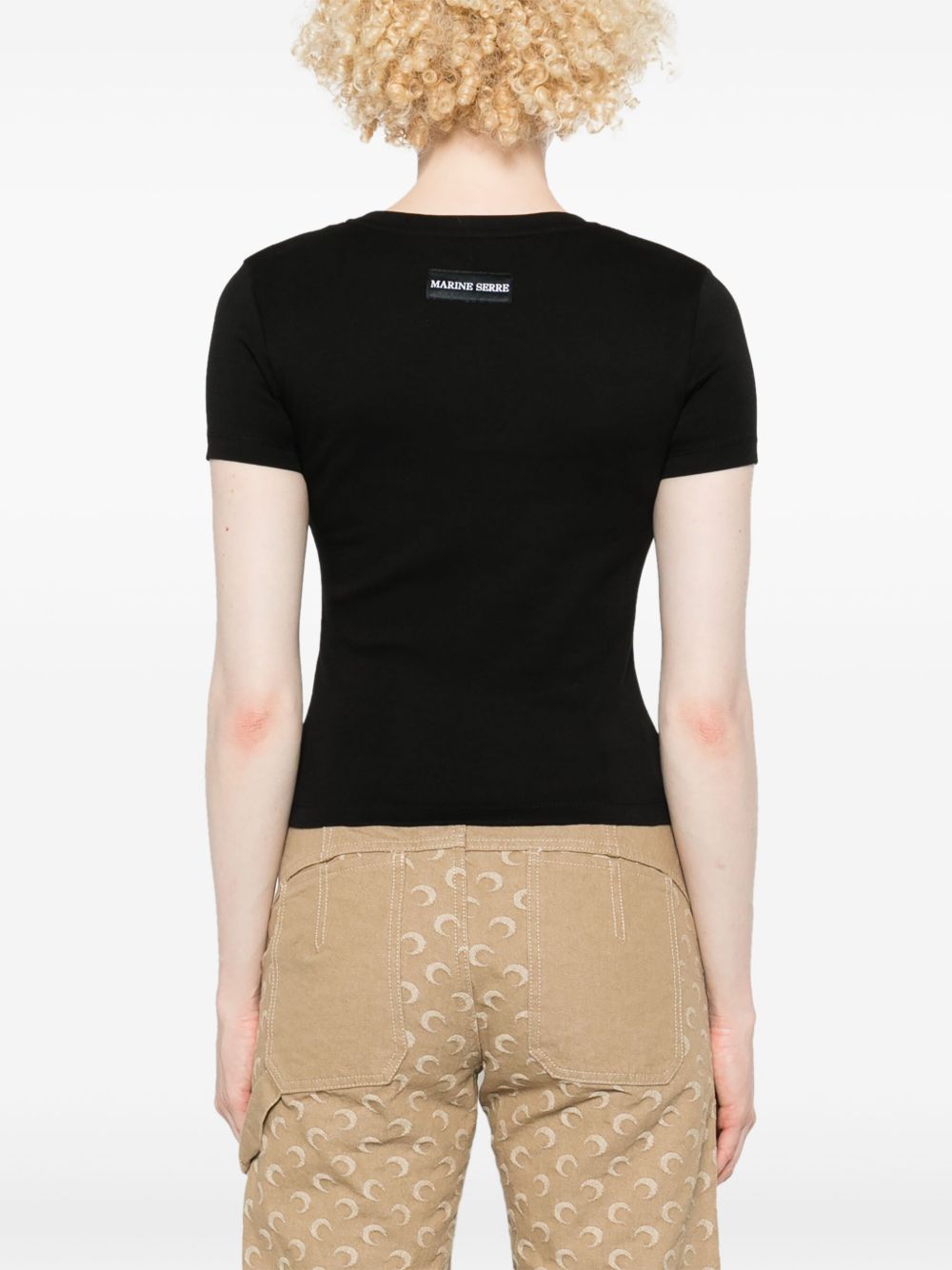 MARINE SERRE Moon Logo Baby Fit T-Shirt