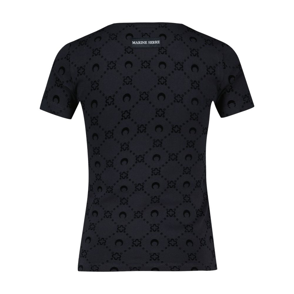 MARINE SERRE Mini Monogram Baby Fit T-Shirt