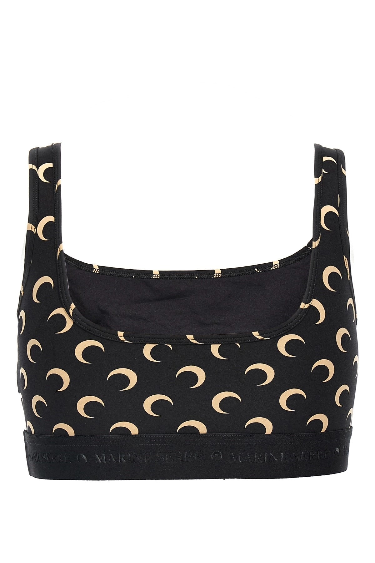 MARINE SERRE Moon Print Recycled T-Shirt Sports Bra