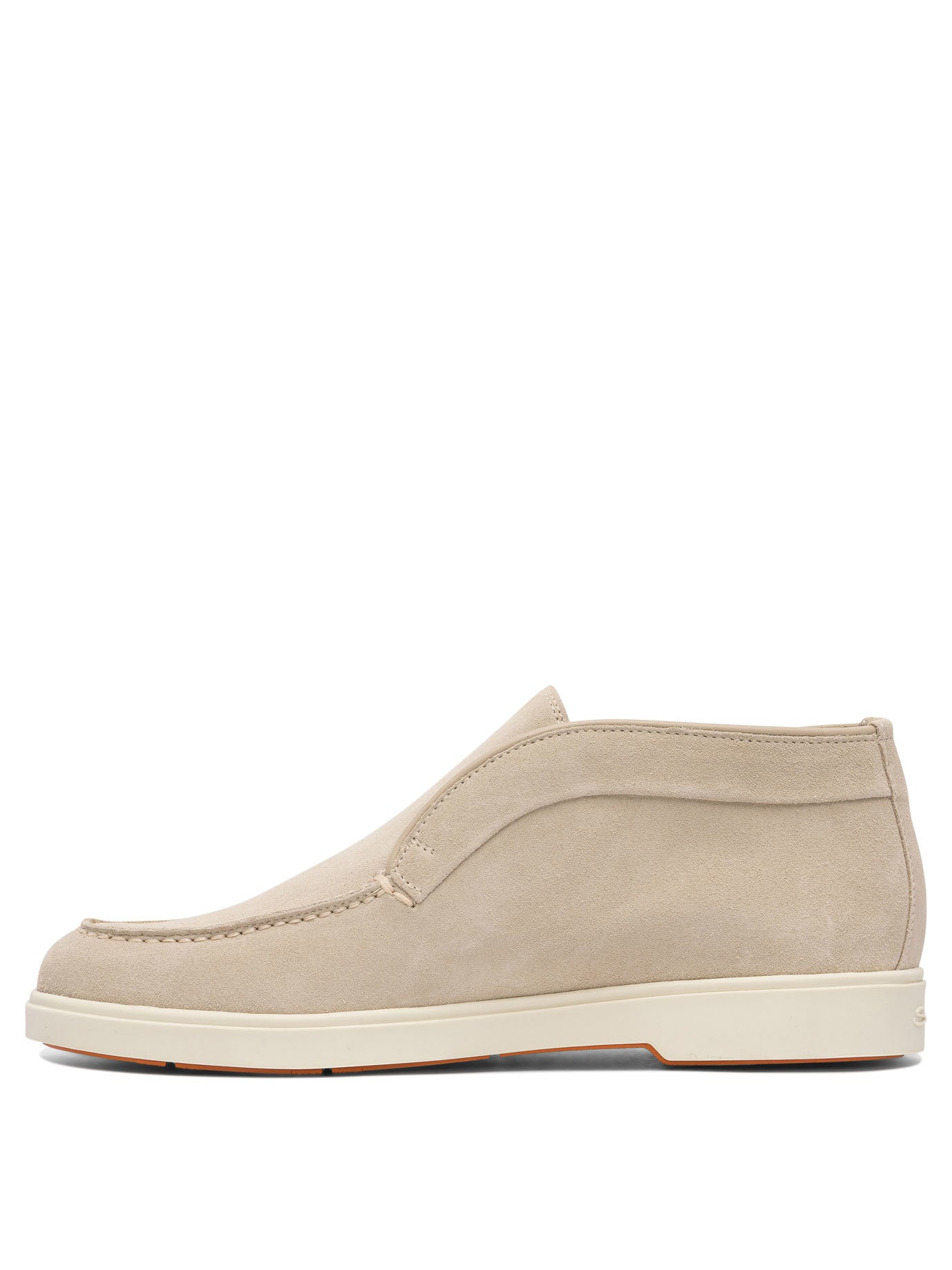 SANTONI Suede Slip-On Loafers for Women - SS25