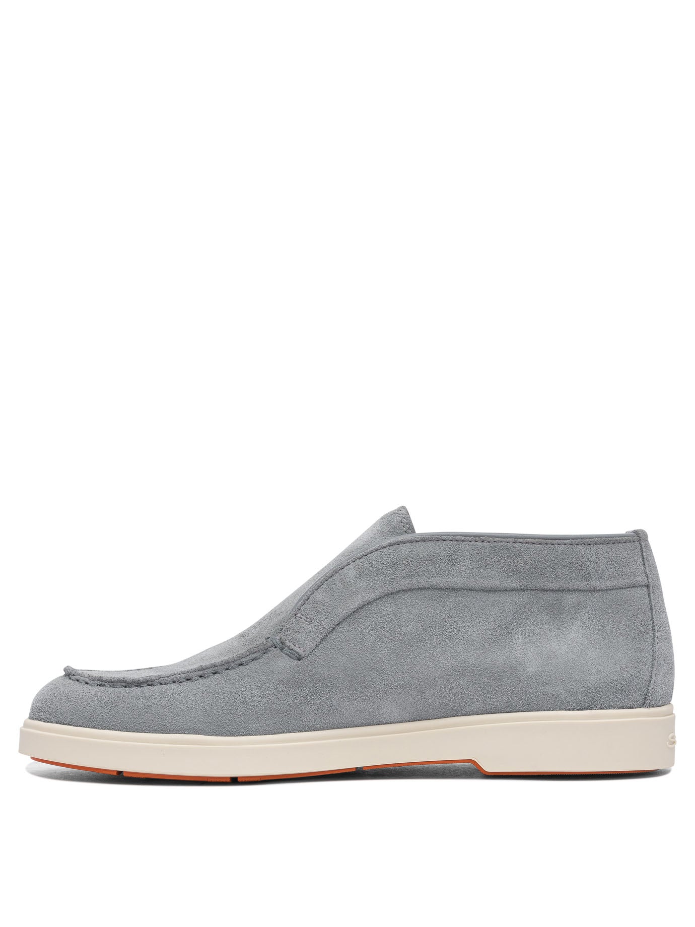 SANTONI Suede Slip-On Boots for Women
