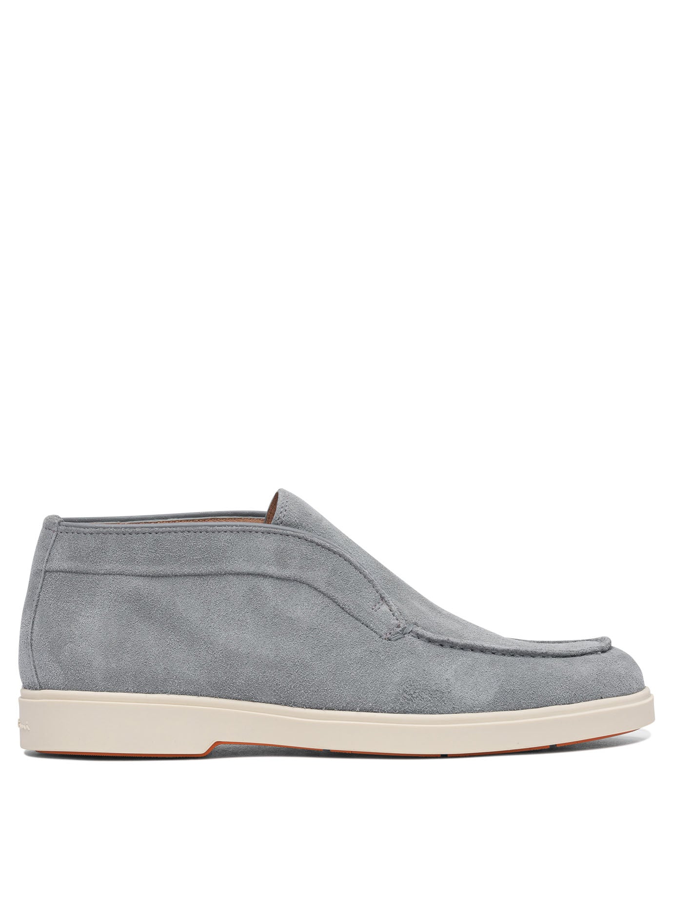 SANTONI Suede Slip-On Boots for Women