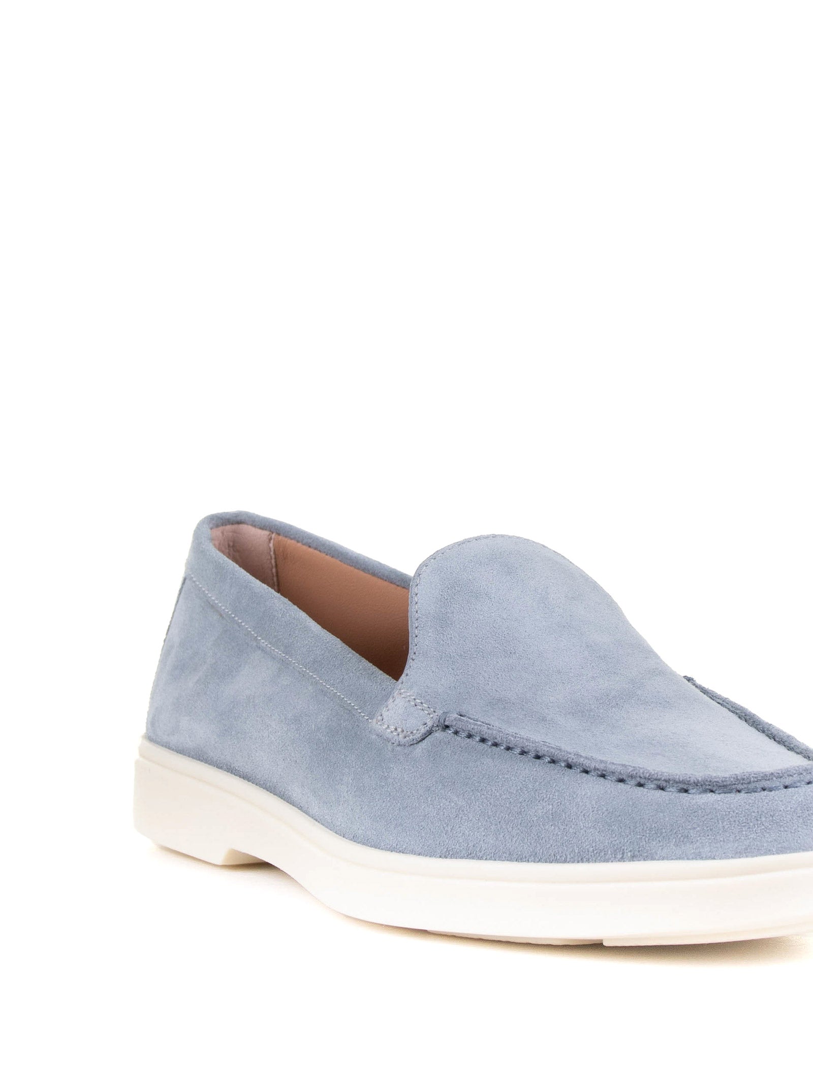 SANTONI Women's Slip-On Moccasin Shoes for Spring/Summer 24