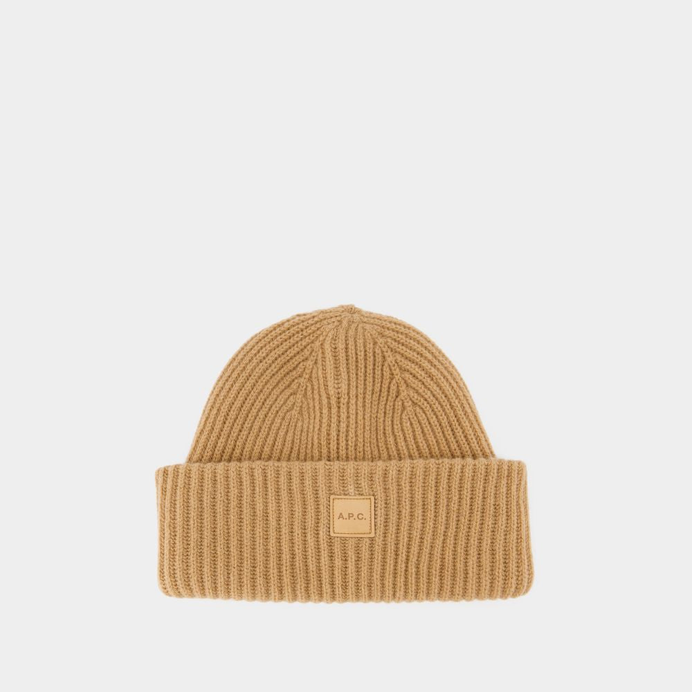 A.P.C. Beanie Hat with Logo