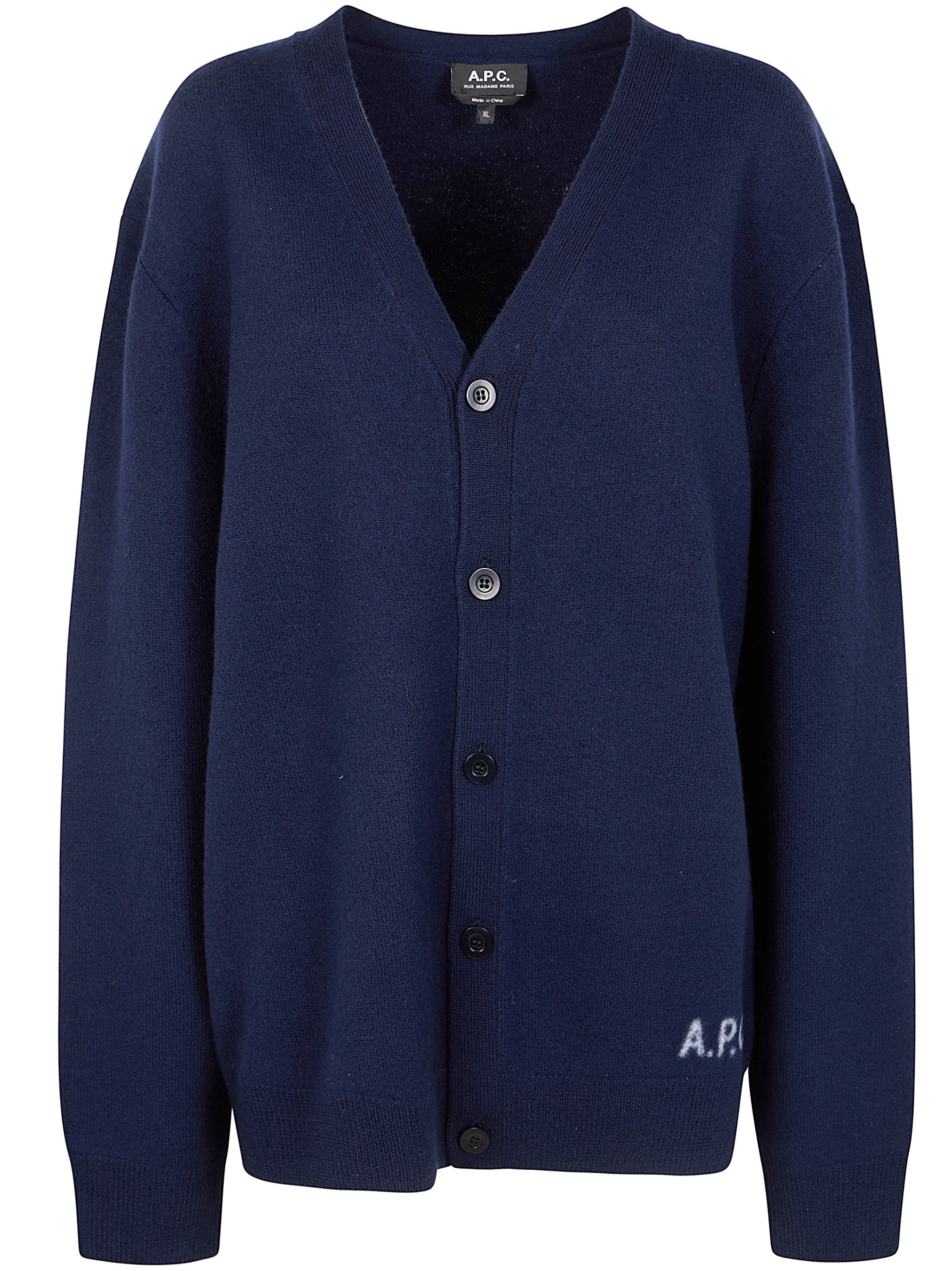 A.P.C. Men's Kenny Cardigan - V-Neck Design, Size M