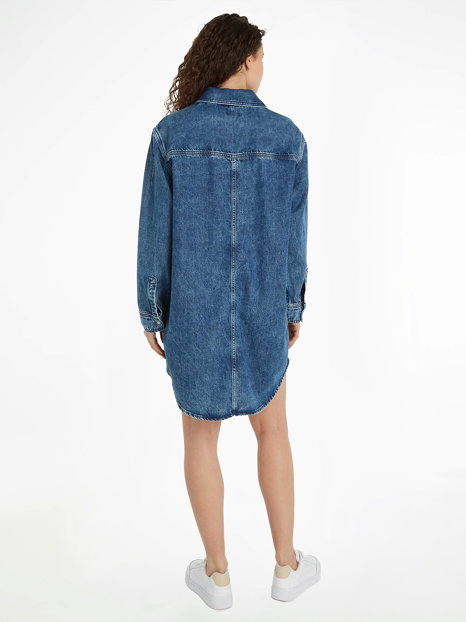 TOMMY HILFIGER Women’s Long Denim Shirt Dress