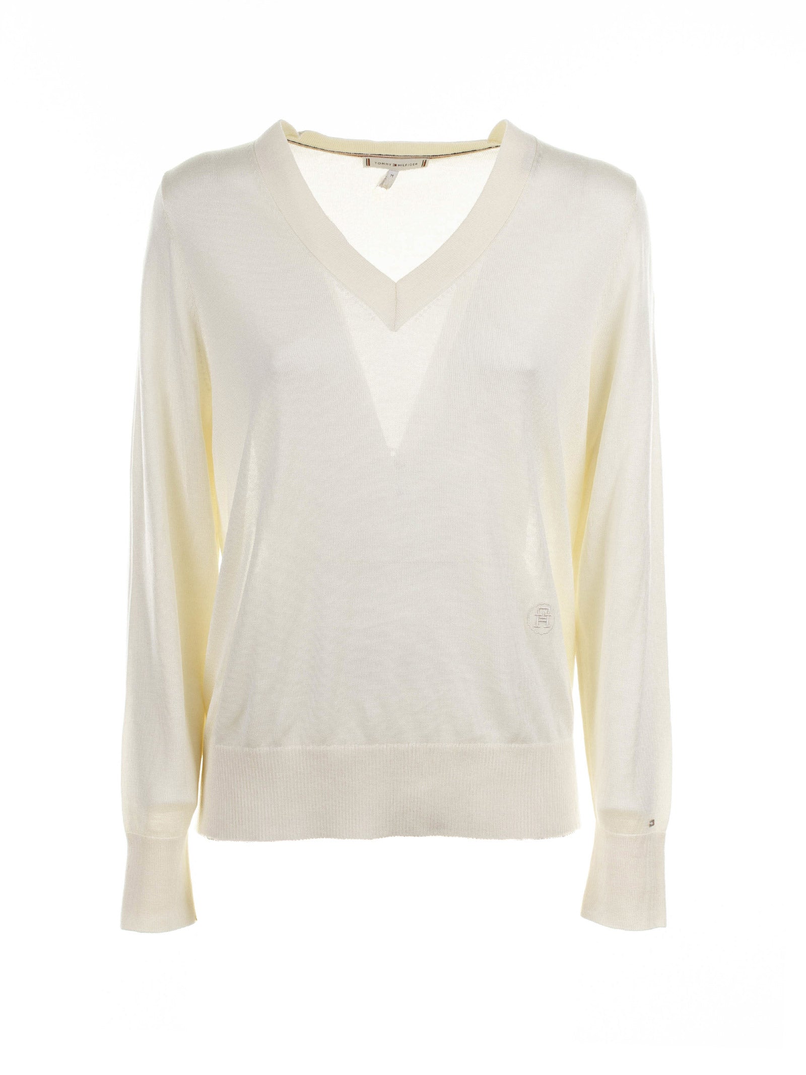 TOMMY HILFIGER V-Neck Long-Sleeved Shirt for Women