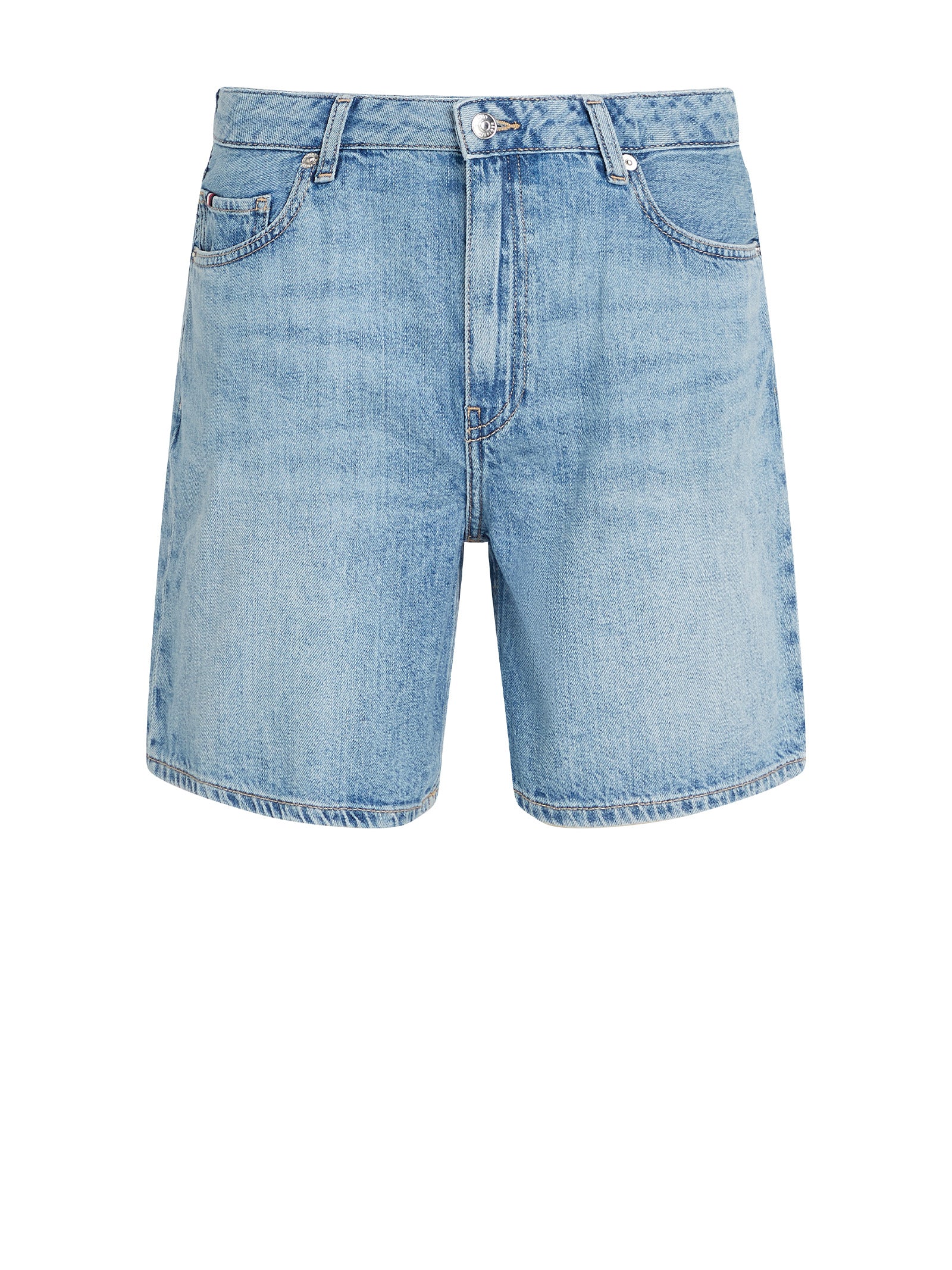 TOMMY HILFIGER Denim Bermuda Shorts for Women - SS25