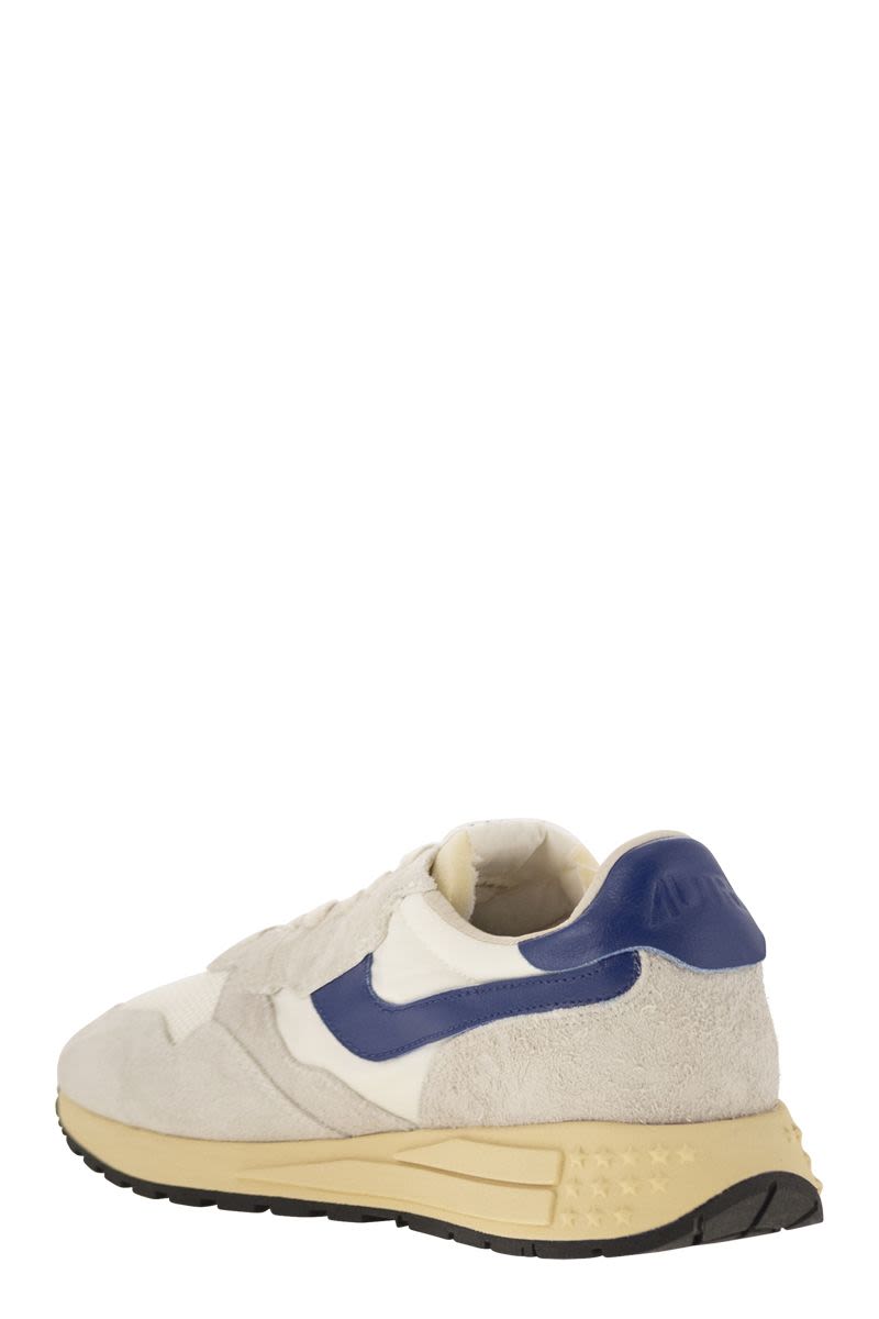 AUTRY Reelwind Suede and Technical Textile Trainer - 2.0 Height