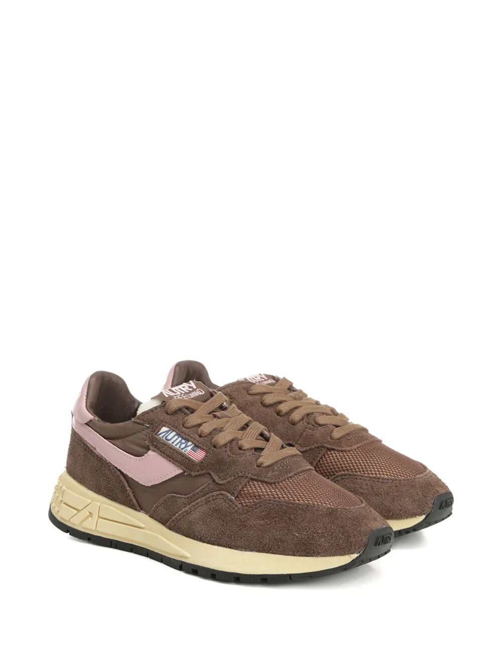 AUTRY Low Top Sneaker in Nylon Suede and Leather