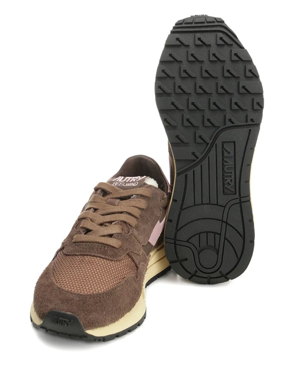 AUTRY Low Top Sneaker in Nylon Suede and Leather