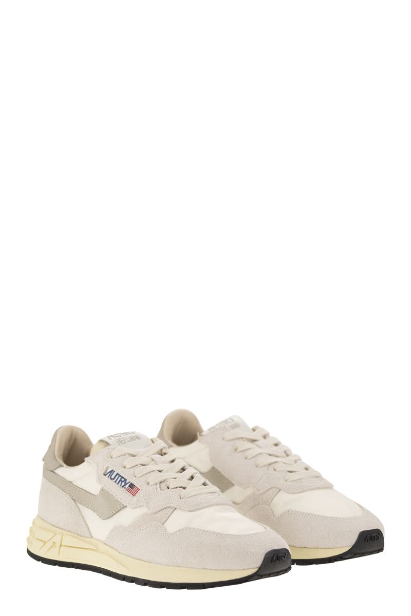 AUTRY Reelwind Suede and Technical Textile Trainer - Women's 2" Sole Height