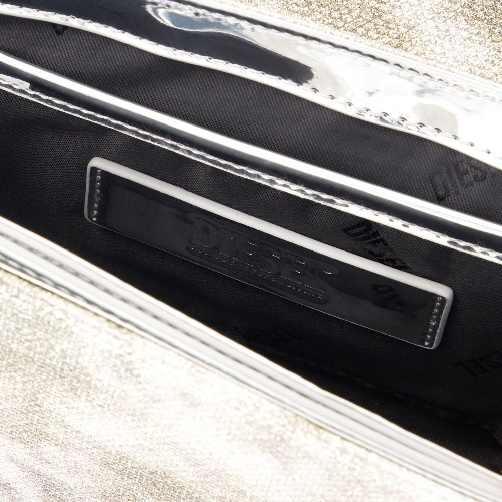 DIESEL Mini Glitter Fabric Shoulder Handbag