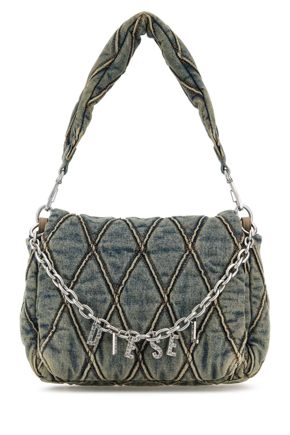 DIESEL Medium Denim Shoulder Handbag