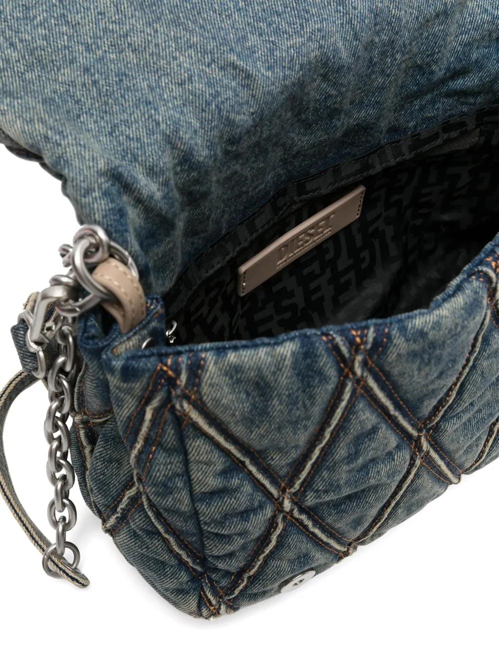 DIESEL Mini Denim Shoulder Handbag