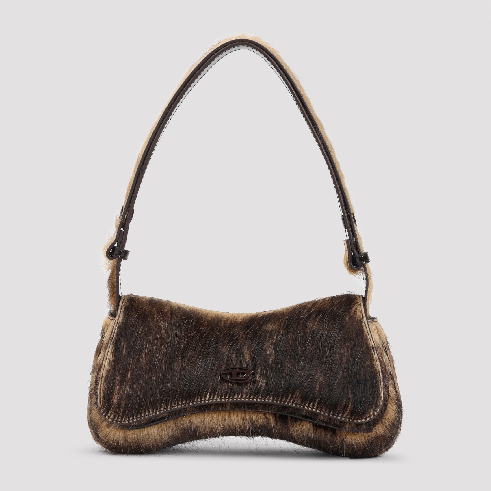 DIESEL Leather Play Clutch Handbag