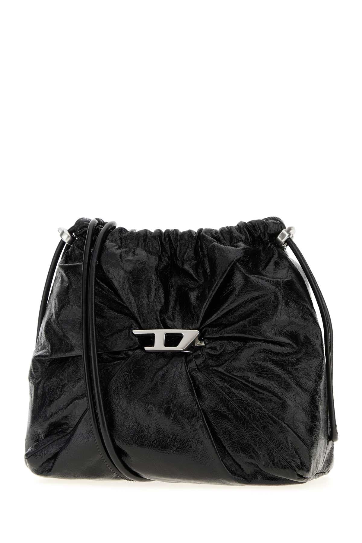 DIESEL Leather Scrunch-D Bucket Handbag