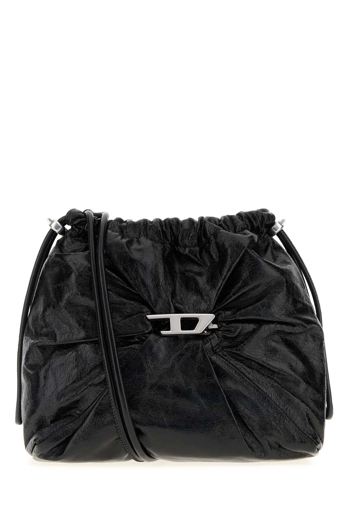 DIESEL Leather Scrunch-D Bucket Handbag
