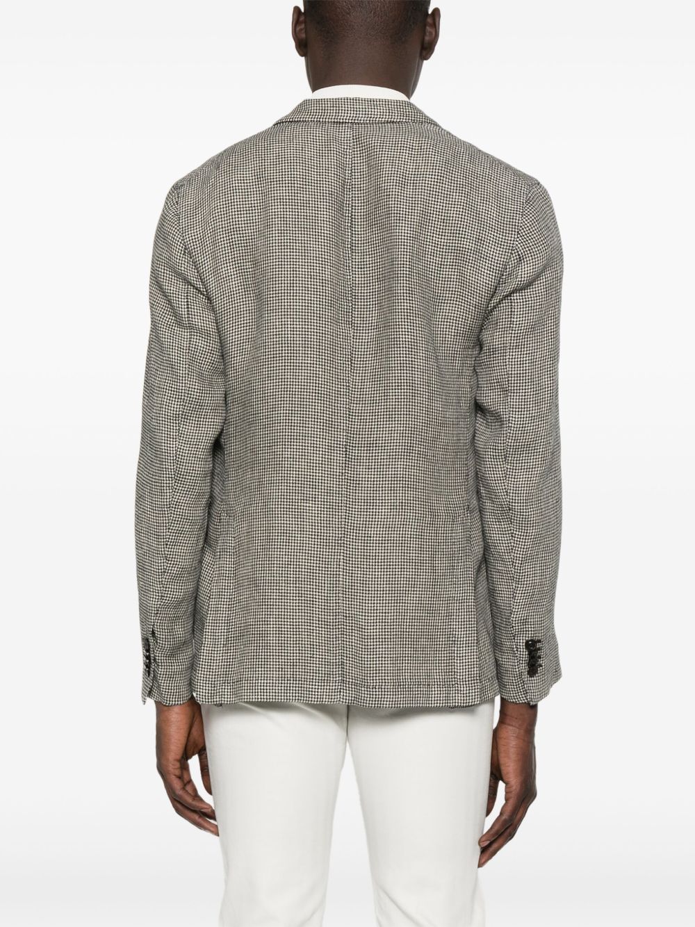 BOGLIOLI Linen Blend Single-Breasted Jacket