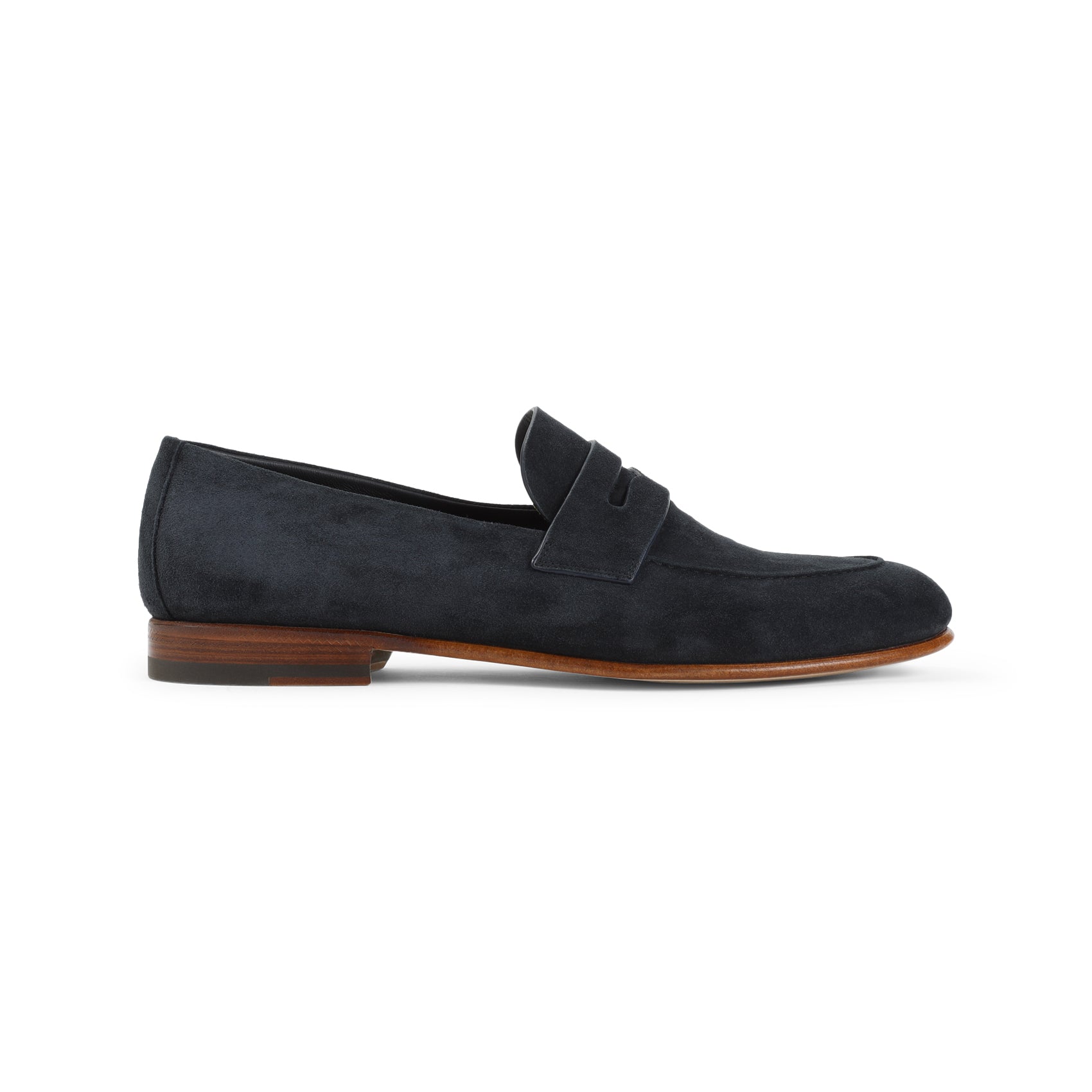 GIORGIO ARMANI Men's Suede Moccasin Loafers - SS25