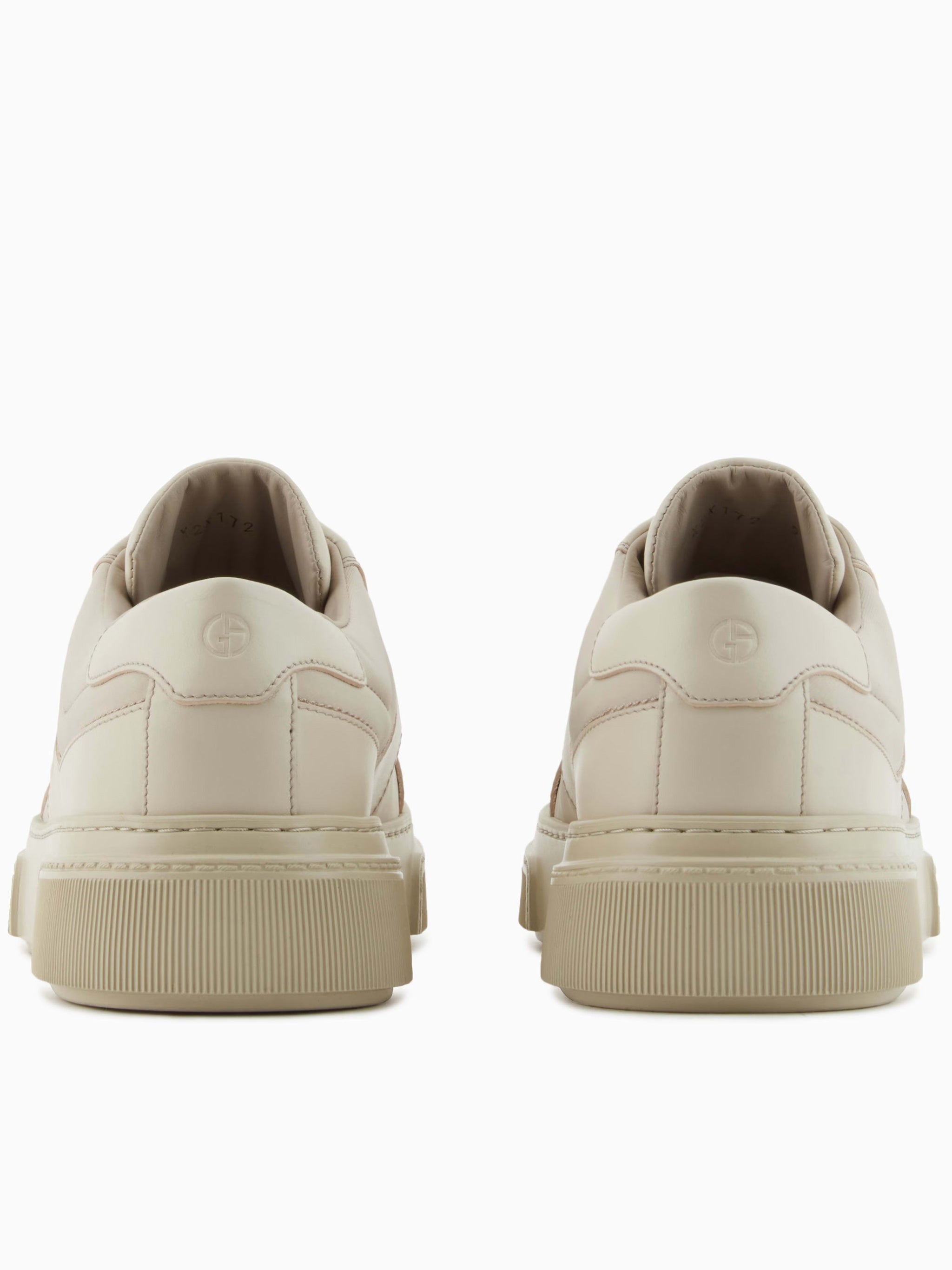 GIORGIO ARMANI Elegant Leather and Fabric Sneakers for Men