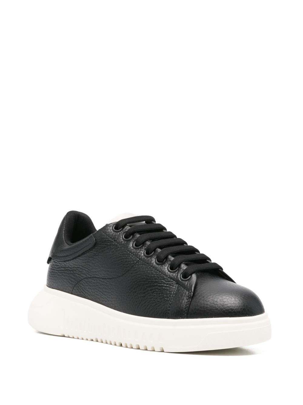 E'CLAT Women's Classic Leather Sneakers with Lace-Up Front