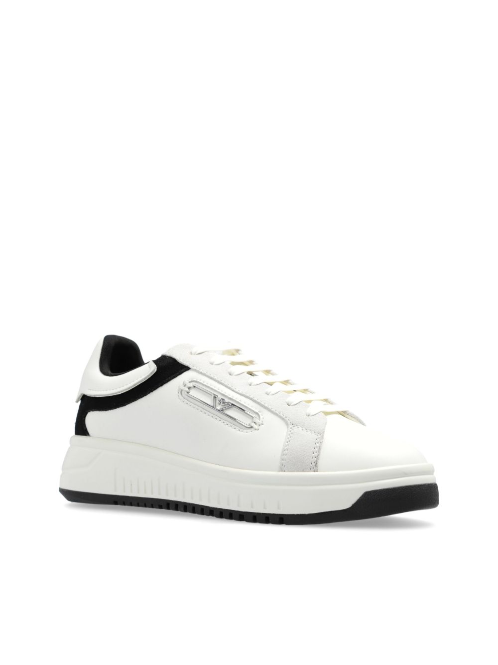E'CLAT Grained Leather Women’s Sneakers with Chunky Sole