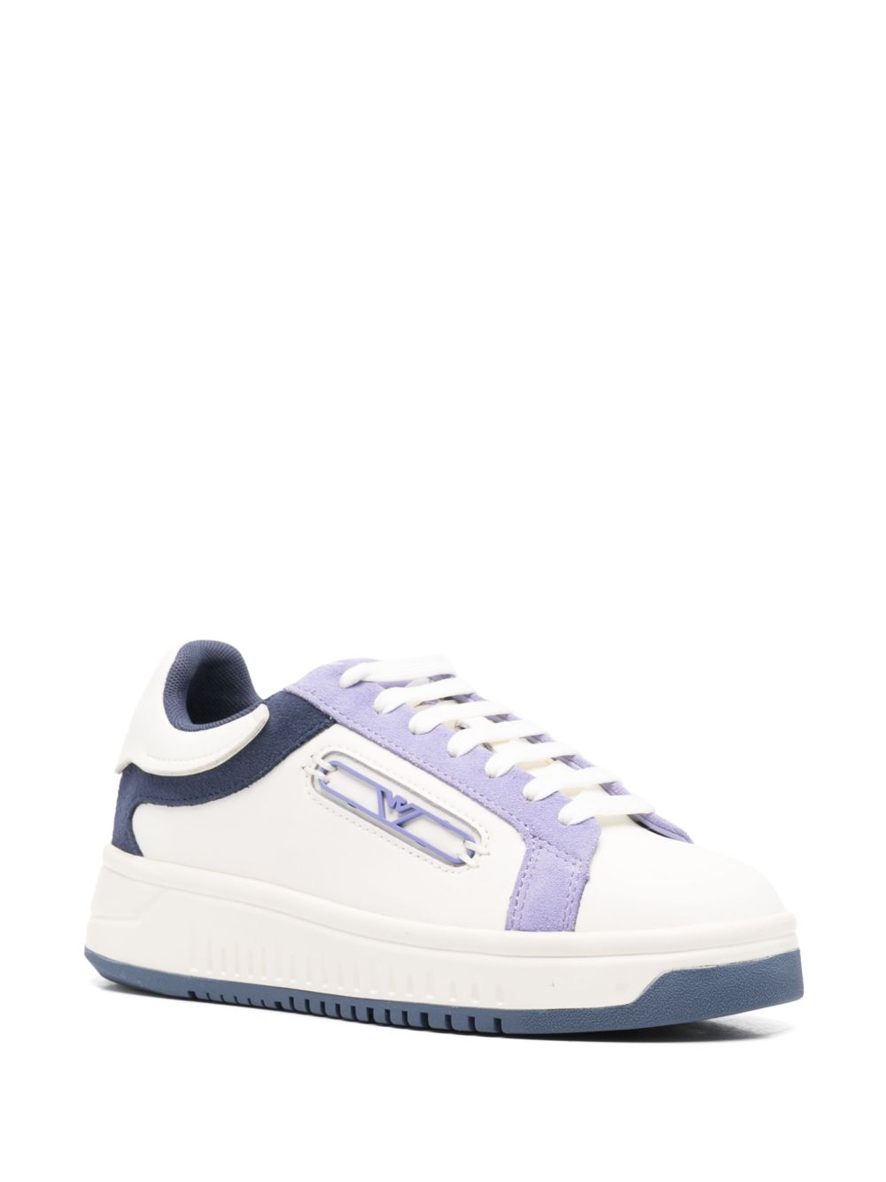 E'CLAT Chic Leather Sneakers with Chunky Sole